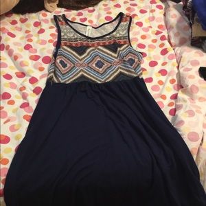 Navy Blue Dress